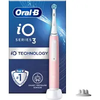 Oral-B iO 8006540730843, Erwachsener, Vibrierende Zahnbürste, Tiefenreinigung, Weich, Whitening, Pink, Weiß, Pink, Rund