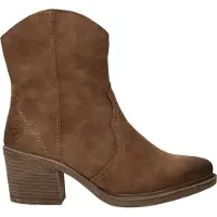 Rieker Damen Westernstiefeletten Braun Synthetik Größe: 36