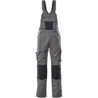 Mascot Augsburg Latzhose mit Knietaschen UNIQUE Anthrazit / Schwarz 54 - 12169-442-88809-90C54 - Anthrazit / Schwarz