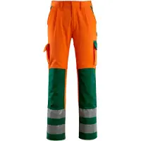 Mascot Olinda Hose mit Knietaschen SAFE COMPETE Hi-vis Orange / Grün 50 - 07179-860-1403-90C50 - Hi-vis Orange / Grün