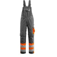 Mascot Sunderland Latzhose mit Knietaschen SAFE SUPREME Dunkelanthrazit / Hi-vis Orange 54 - 15669-860-1814-76C54 - Dunkelanthrazit / Hi-vis Orange