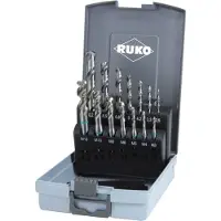 RUKO Maschinengewindebohrer-Satz Form C HSS - 14-tlg. - 245049RO