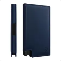 Ekster Brieftasche des Parlaments - Leder Brieftasche für 12 Karten - RFID Sperrung - Brieftasche Kartenhalter - Marine