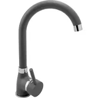 Pyramis 090923601, Herunterziehen, Grau, Granitek, Hebelgriffe, Einzelbild, 28 cm