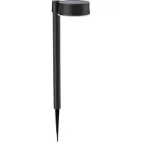 Philips LED-Solar-Erdspießleuchte Vynce, Ø Kopf 11,2 cm Vynce, schwarz, Kunststoff, Modern, Solarleuchten