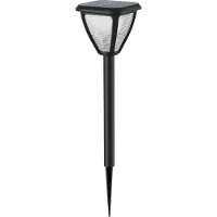 Philips LED-Solar-Erdspießleuchte Vapora, schwarz, Kunststoff, Modern, Solarleuchten