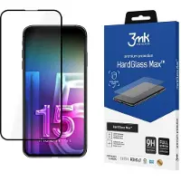 3MK HardGlass Max iPhone 15 Plus 6.7" czarny/black, Fullscreen Glass