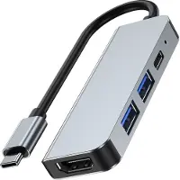 Tech-Protect V2-Hub-Adapter 4In1 Grau