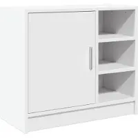 vidaXL Waschbeckenunterschrank Weiß 63x29x55 cm Holzwerkstoff