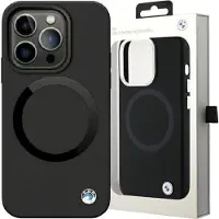 BMW BMHMP14LSILBK2 iPhone 14 Pro 6.1" czarny/black Signature Liquid Silicone MagSafe