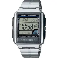 Casio WV-59RD-1AEF Collection Digital Funkarmbanduhr Schwarz/Stahlfarben