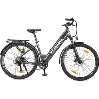 Touroll J1 ST E-Bike, 45 Nm, 561,6 Wh Akku, bis 100 km, 27,5", Shimano 7-Gang, 80 mm Lockout-Federung, StVZO