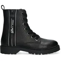 Braqeez Kinderschuhe Mädchen Stiefel Schnürer Schwarz Freizeit