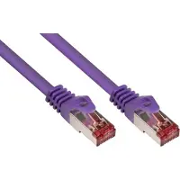 Alcasa 40m Cat6 S/FTP, 40 m, Cat6, S/FTP (S-STP), RJ-45, RJ-45, Violett
