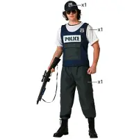 Atosa Police Herrenkostüm