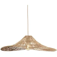 Good&Mojo Hängelampe Cuzco Sackleinen dia.65xh.20cm Natur