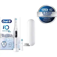 Braun iO 6, Erwachsener, Vibrierende Zahnbürste, Tägliche Pflege, Tiefenreinigung, Zahnfleischpflege, Sensibel, Whitening, Weiß, 2 min, Weiß