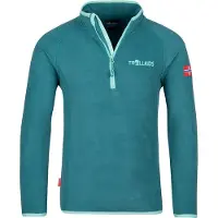 TROLLKIDS - Kid's Nordland Half Zip - Fleecepullover Gr 116 türkis