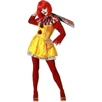 Atosa Halloween Clown Damenkostüm
