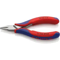Knipex 64 22 115 Elektronik-Vornschneider mit Mehrkomponenten-Hüllen 115 mm