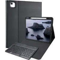 Accezz Bluetooth Keyboard Klapphülle Apple iPad Air 13 Zoll (2026) M4 / (2025) M3 / (2024) M2 - AZERTY / FR - Schwarz