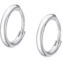 Lotus Paar Creolen "Men's Earrings", silber (edelstahlfarben), Ohrringe, Damen, 14mm, Edelstahl, Paar Creolen