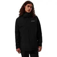 Berghaus Isolierte Deluge Pro 3.0 Jacket, Herren Jacke, XS (45), BLACK/BLACK,