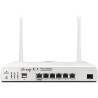 Draytek Vigor 2866Vac, Wi-Fi 5 (802.11ac), Dual-Band (2,4 GHz/5 GHz), Ethernet/LAN, ADSL, Weiß, Tabletop-Router
