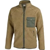 Fjällräven Sweatjacke Vardag Pile Fleece Men Buckwheat Brown Laurel Green-XL