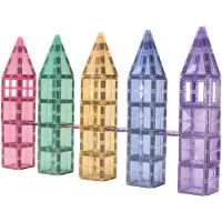 Cleverclixx Mega-Kreativ-Bausatz in Pastellfarben 210 Teile / Magnetsteinbausatz