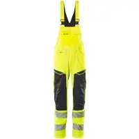 Mascot Latzhose mit Knietaschen ACCELERATE SAFE Hi-vis Gelb / Schwarzblau 46 - 19569-236-17010-82C46 - Hi-vis Gelb / Schwarzblau