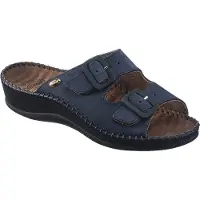 Scholl Slipper Weekend Navy Blue Damen-Schuhgröße 37