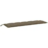 vidaXL Gartenbank-Auflage Melange Taupe 180x50x7 cm Stoff