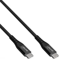 InLine USB 2.0 Kabel, USB-C Stecker/Stecker Schnellladekabel 100W, 2m, 2 m, USB C, USB C, USB 2.0, 0,48 Gbit/s, Schwarz