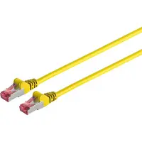 S-Conn Patchkabel cat6A S/FTP PIMF Halogenfrei gelb 1,5m