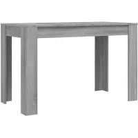 vidaXL Esstisch Grau Sonoma 120x60x76 cm Holzwerkstoff