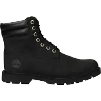 Timberland 6-Zoll-Lederstiefel im Basic-Stil, Schwarz 40 EU