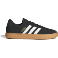 Adidas Sneaker SPORTSWEAR "VL COURT 3.0", Herren, Gr. 45, schwarz-weiß (core schwarz, ftwr weiß, team victory rot), Leder, Textil, Schuhe Sneaker, inspiriert vom Design des samba