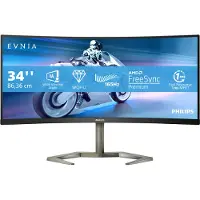 Philips Momentum 34M1C5500VA/00, 86,4 cm (34"), 3440 x 1440 Pixel, Wide Quad HD, LCD, 4 ms, Schwarz