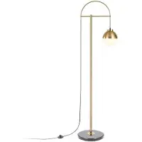 GTV Goldene Stehleuchte "Abies F" 240V E27 Ø 20 cm