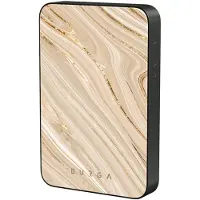 Burga Magnetische Powerbank 5.000 mAh - MagSafe und Qi2 - Full Glam / Gunmetal