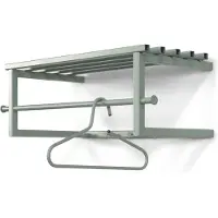 Spinder Design Garderobenleiste DESIGN, grün, B:76cm H:76cm T:34cm, Metall, Garderobenhalter, Garderobenleiste, Metall, Trendfarbe, Breite 76 cm