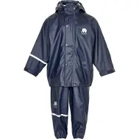 CeLaVi Basic Rainwear set -solid PU dark navy (778) 160