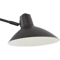 LINDBY Stehleuchte Adrik, schwarz, Metall