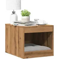 vidaXL Katzenklo Artisan-Eiche 47x59x42 cm Holzwerkstoff