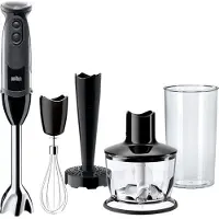 Braun MQ 5237 BK Multiquick 5V Stabmixer Set Stabmixer Set schwarz, Farbe:Schwarz