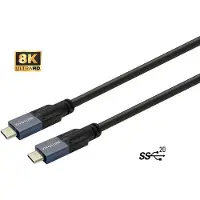 VivoLink PROUSBCMM6, 6 m, USB C, USB C, USB 3.2 Gen 2x2, Schwarz