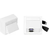 VivoLink WI221261, HDMI + USB A, 2 Modul(e), Weiß, 140 g, 150 g