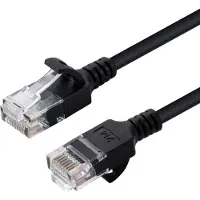 Microconnect V-UTP610S-SLIM, 10 m, Cat6, U/UTP (UTP), RJ-45, RJ-45, Schwarz