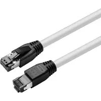 Microconnect MC-SFTP8005W, 0,5 m, Cat8.1, S/FTP (S-STP), RJ-45, RJ-45, Weiß